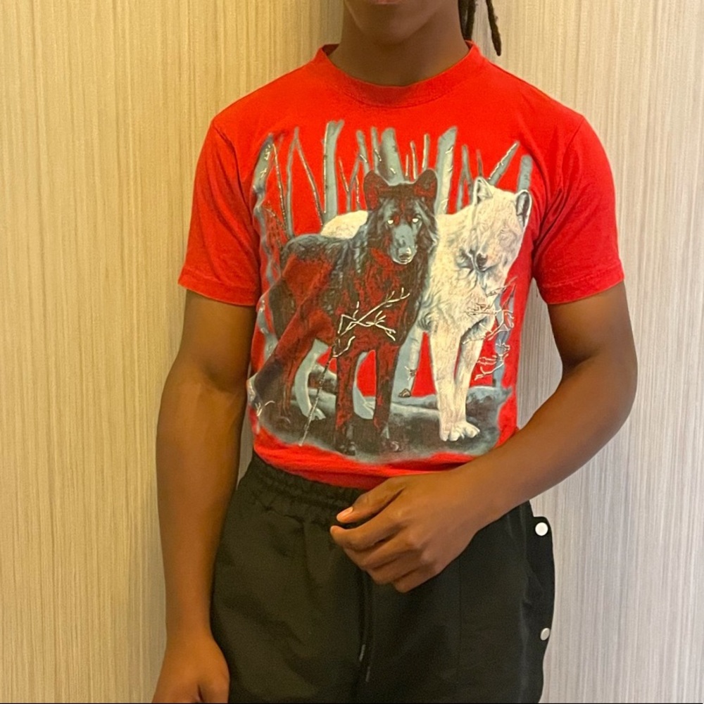 y2k wolf tee